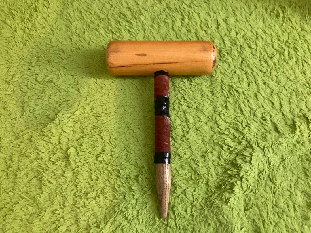 グラブ☆叩き台　型付け☆ハンマー☆セット