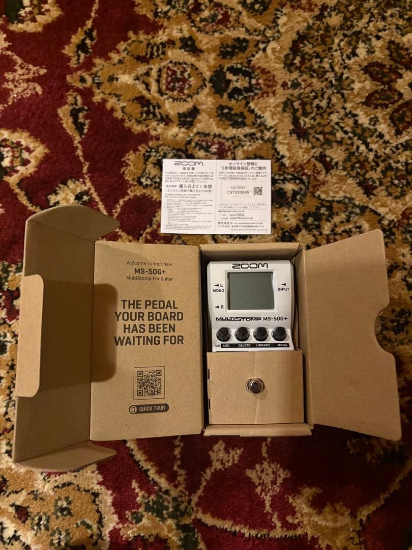 【ほぼ新品】ZOOM MS-50G+