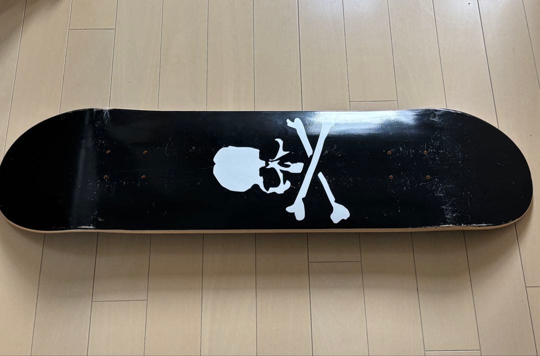コラボ/スケボー/デッキ/別注/マスターマインド/限定/スカル/ロゴ/END.