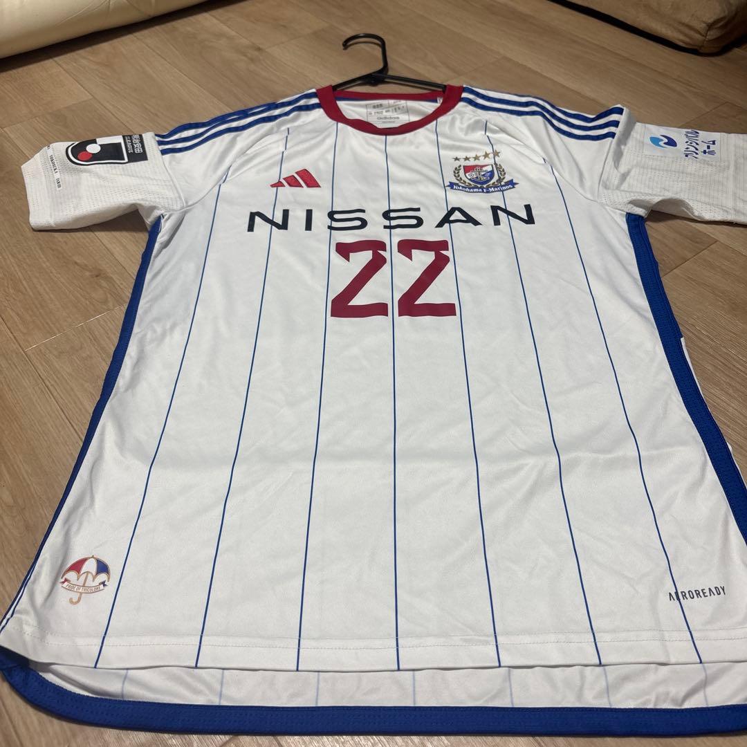 支給　adidas 横浜F・マリノス 22番　ユニ　サイズL