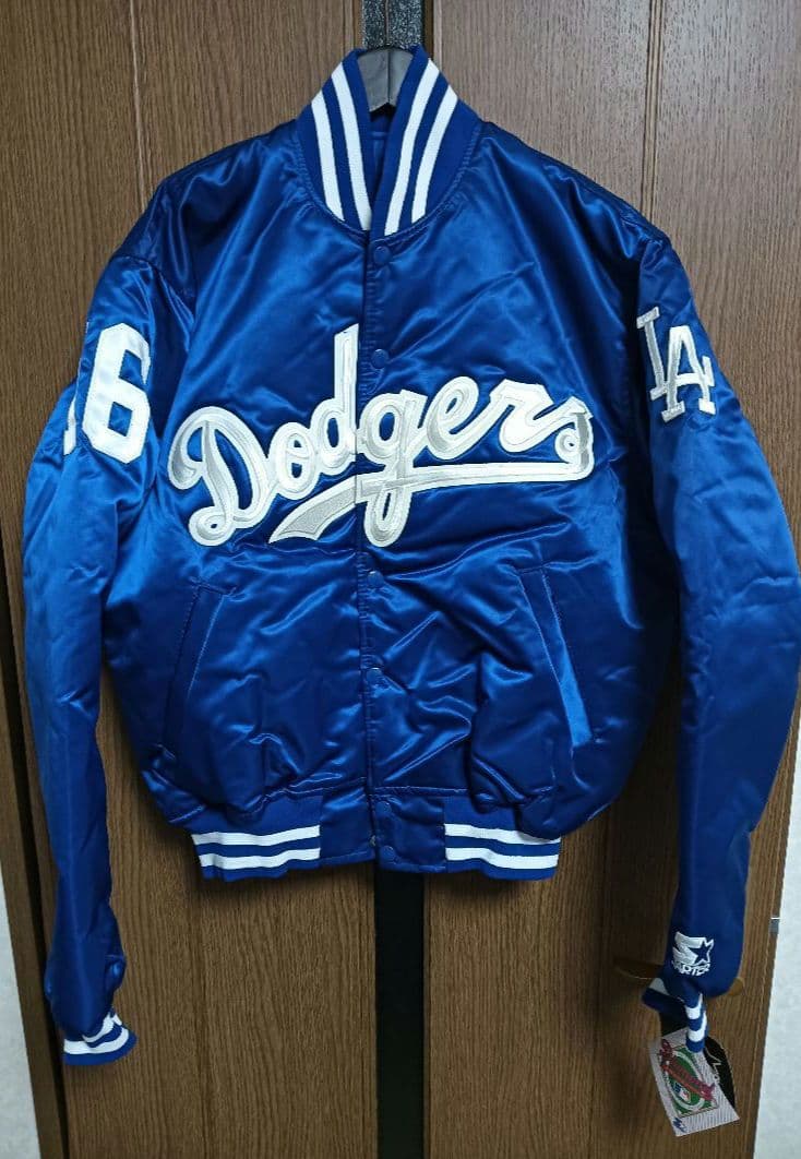 STARTER ロサンゼルス・ドジャース 野茂英雄 ナイロン中綿刺繍ジャケット