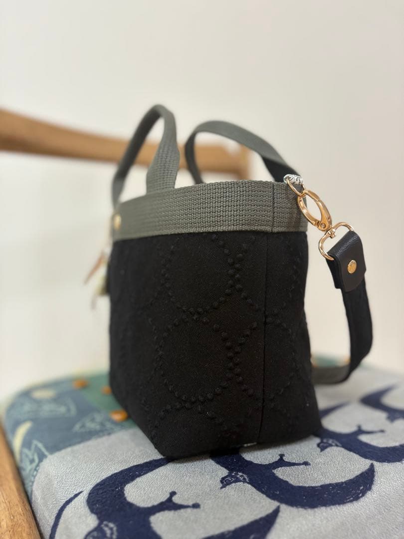 再販△ミナペルホネン△ハンドメイド△2way tape bag light