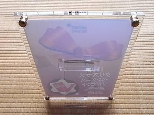 ◆美品 非売品！モンブラン（MONTBLANC）ロゴ入り店頭用アクリル製スタンド