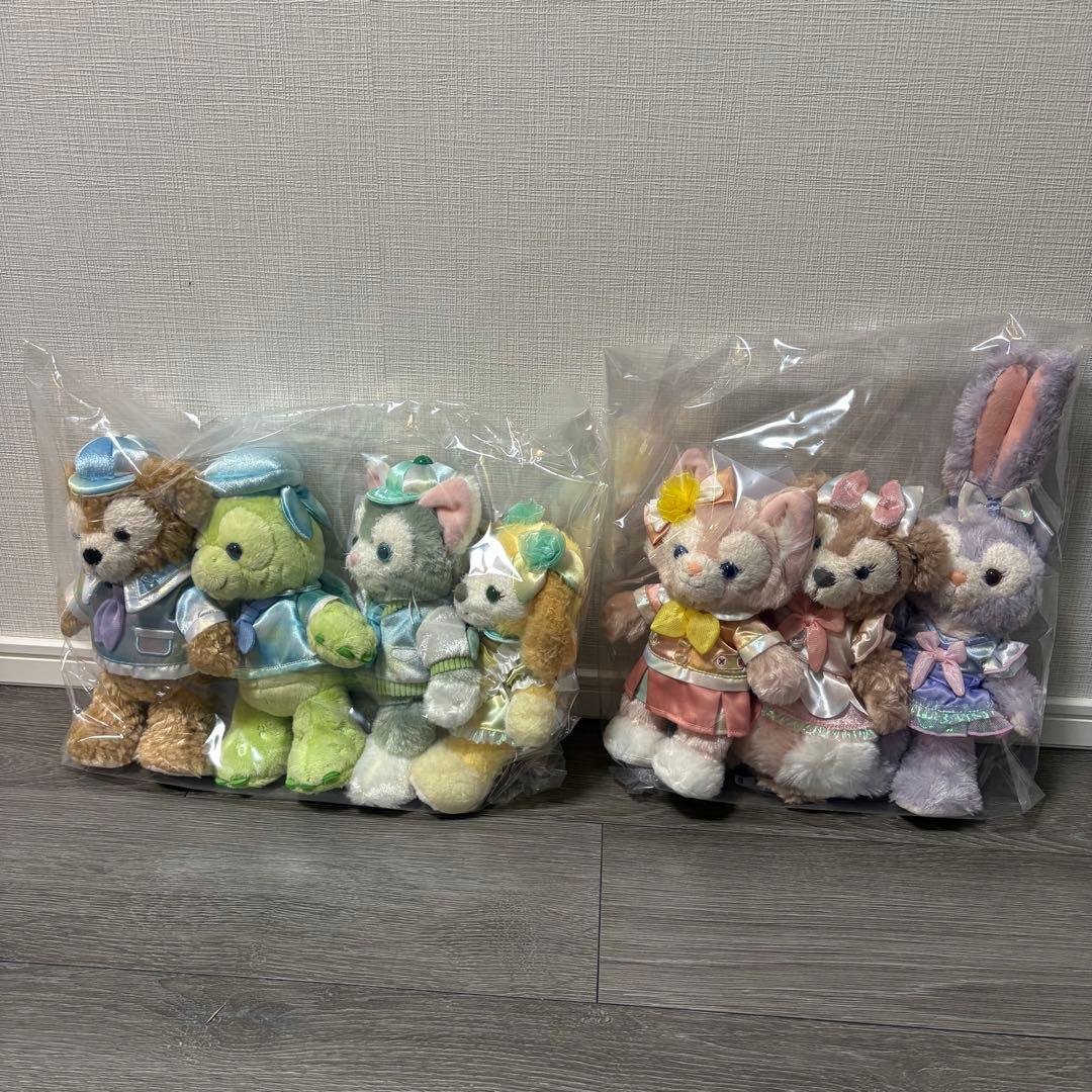 【新品未開封】カラフルハピネス　ダッフィー ポージープラッシー 20周年