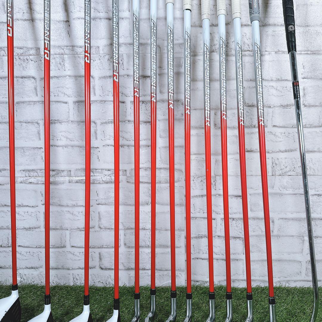 【豪華モデル統一】テーラーメイド エアロバーナー メンズゴルフセット 13本 R
