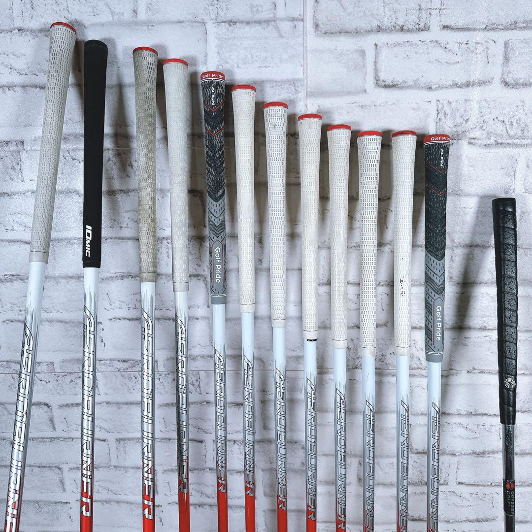 【豪華モデル統一】テーラーメイド エアロバーナー メンズゴルフセット 13本 R