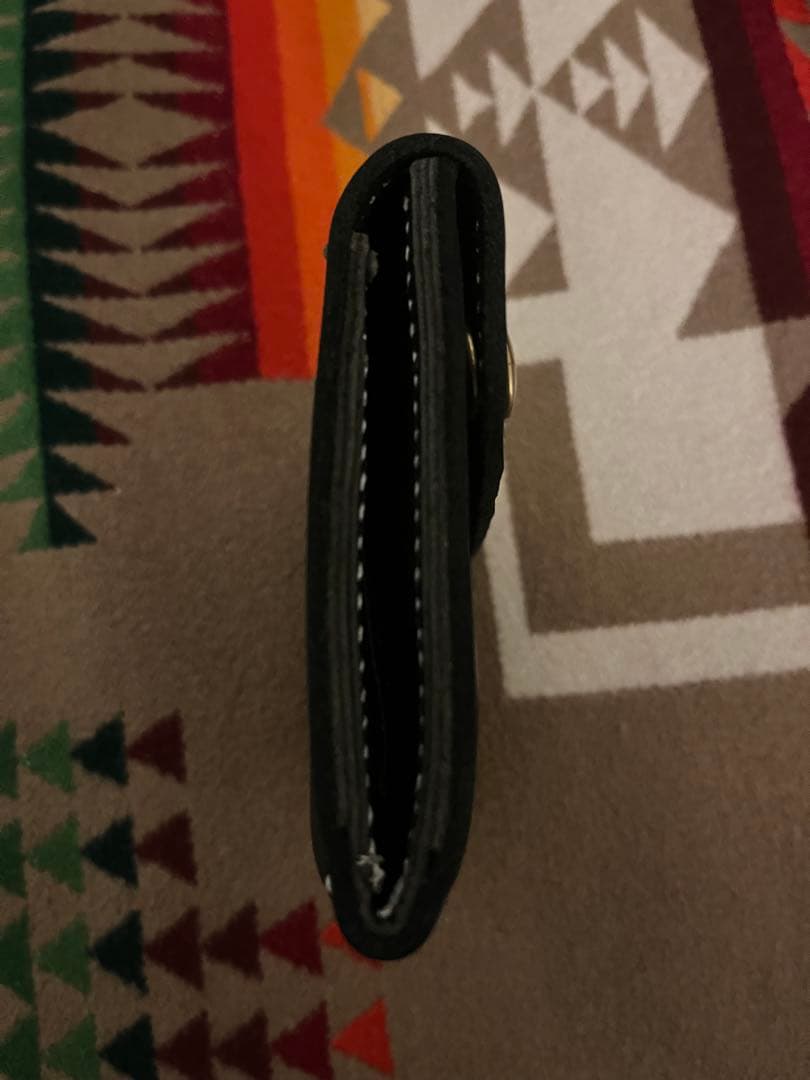 新品箱付き　キャプテンフィン　牛革　折り畳み財布　ウォレット　ブラック