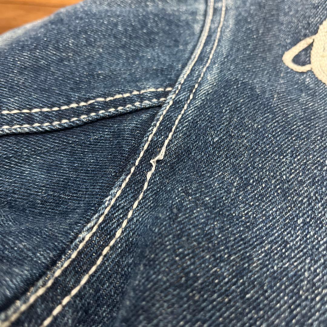 AVIREXアヴィレックス　デニムつなぎ　ツナギ　オールインワン　サイズM