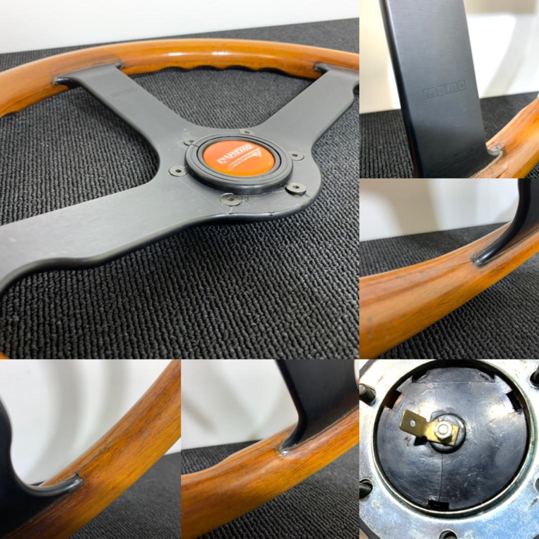 モモ TYP FL35 ウッド ステアリング 34.5Φ 希少 欧州専売モデル