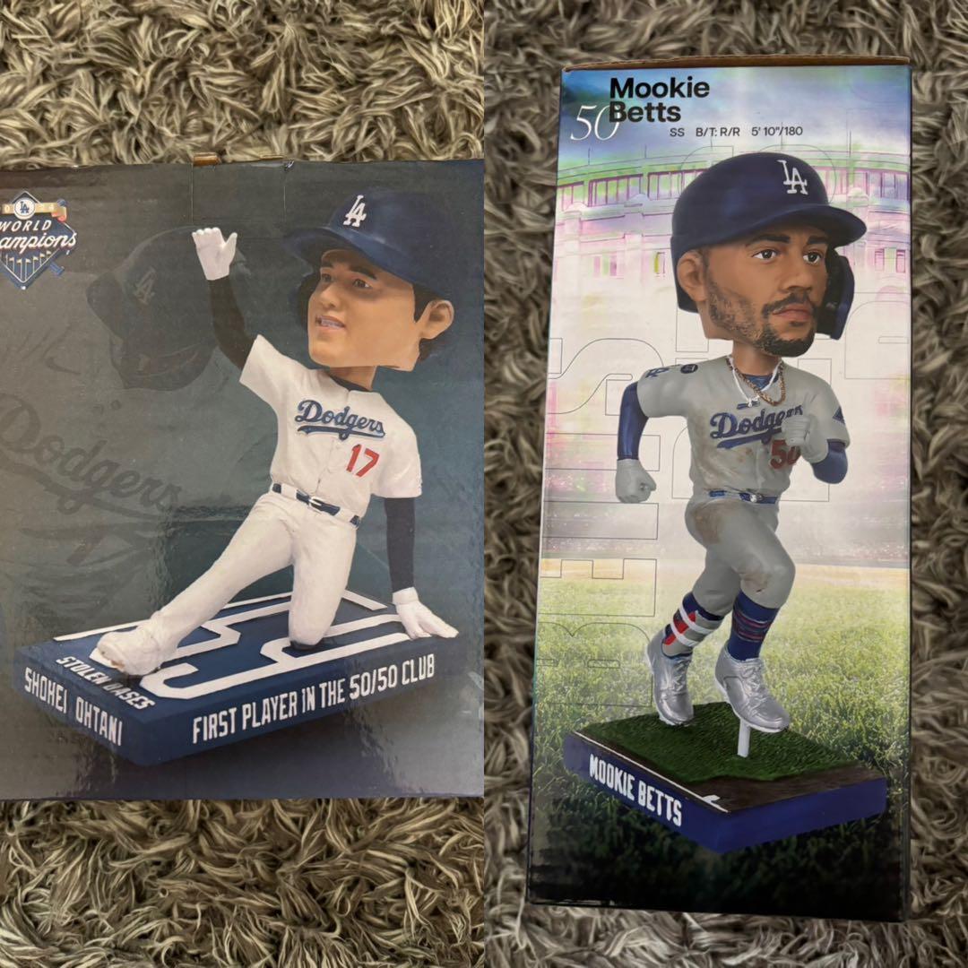 ロサンゼルス・ドジャース 50/50ボブルヘッドセット　大谷翔平&BETTS