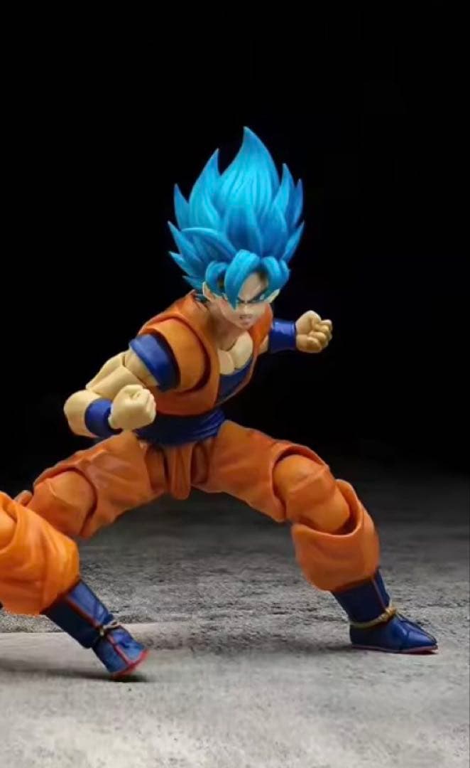フィギュアーツ　スーパーサイヤ人ブルー　孫悟空　カスタムヘッドセット