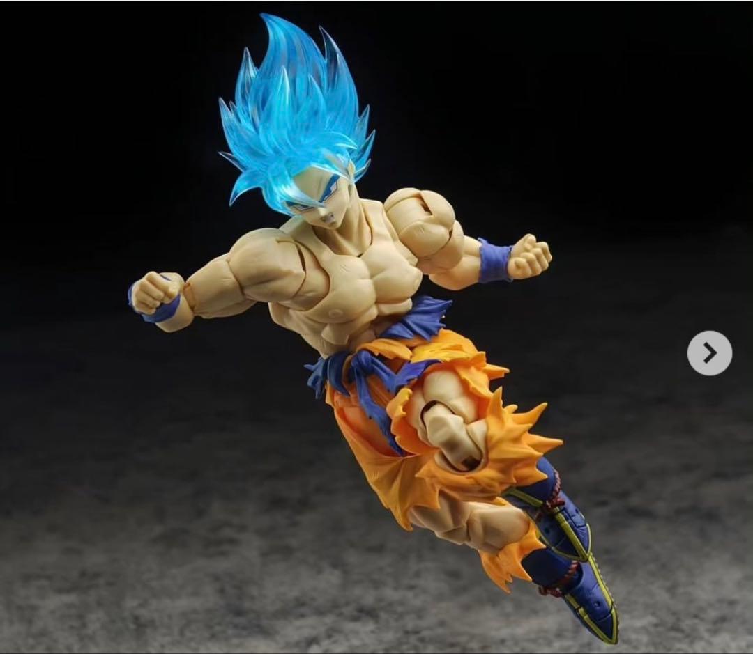 フィギュアーツ　スーパーサイヤ人ブルー　孫悟空　カスタムヘッドセット