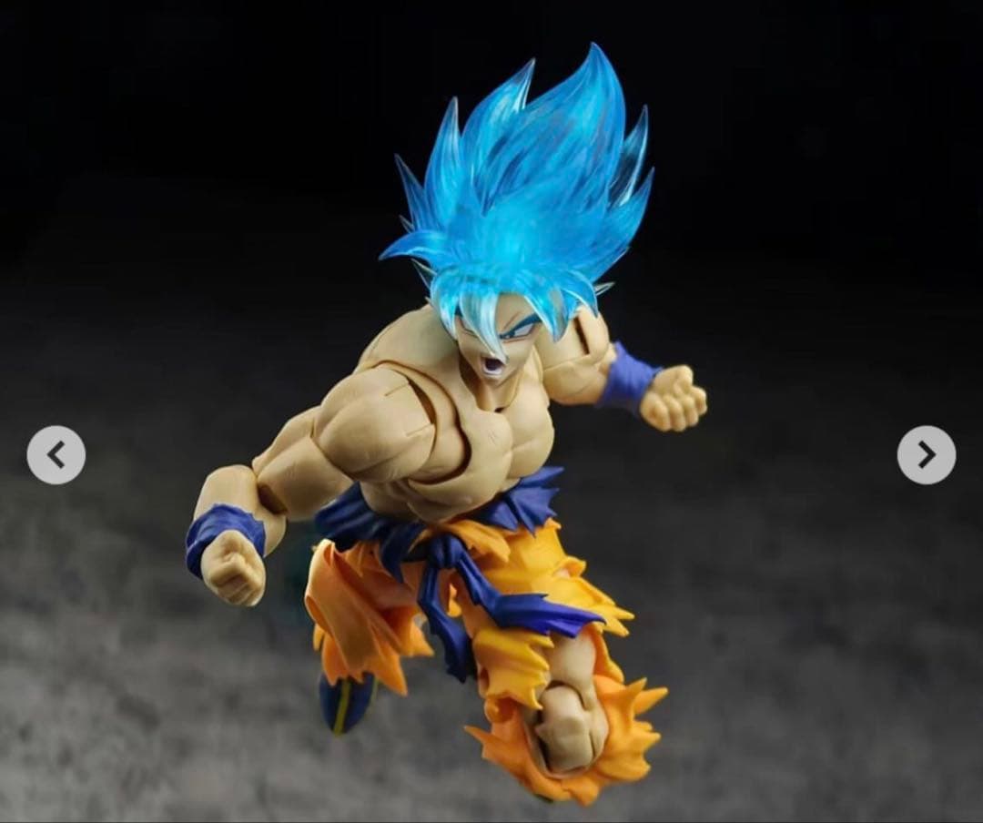 フィギュアーツ　スーパーサイヤ人ブルー　孫悟空　カスタムヘッドセット