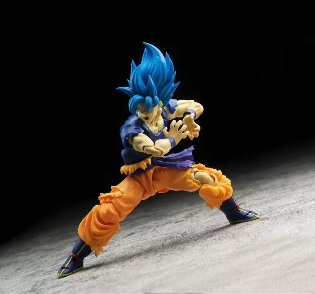 フィギュアーツ　スーパーサイヤ人ブルー　孫悟空　カスタムヘッドセット