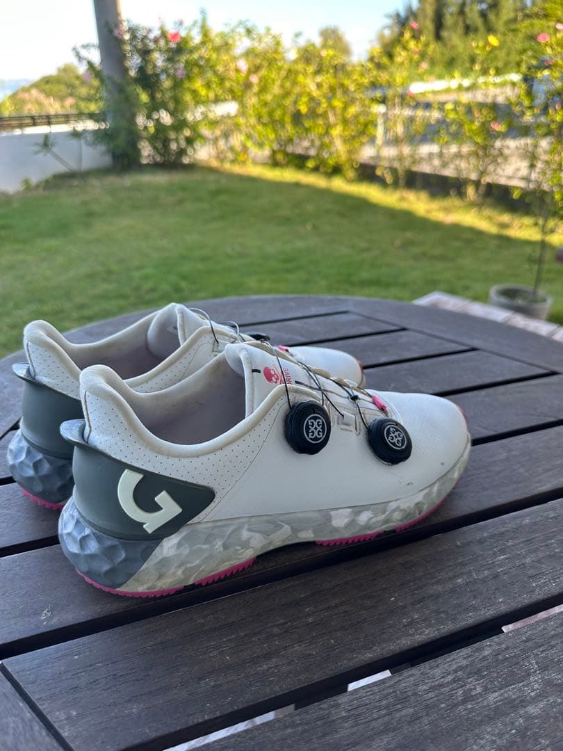 定価44,000 G/FORE ホワイトゴルフシューズ 25.0 ジーフォア