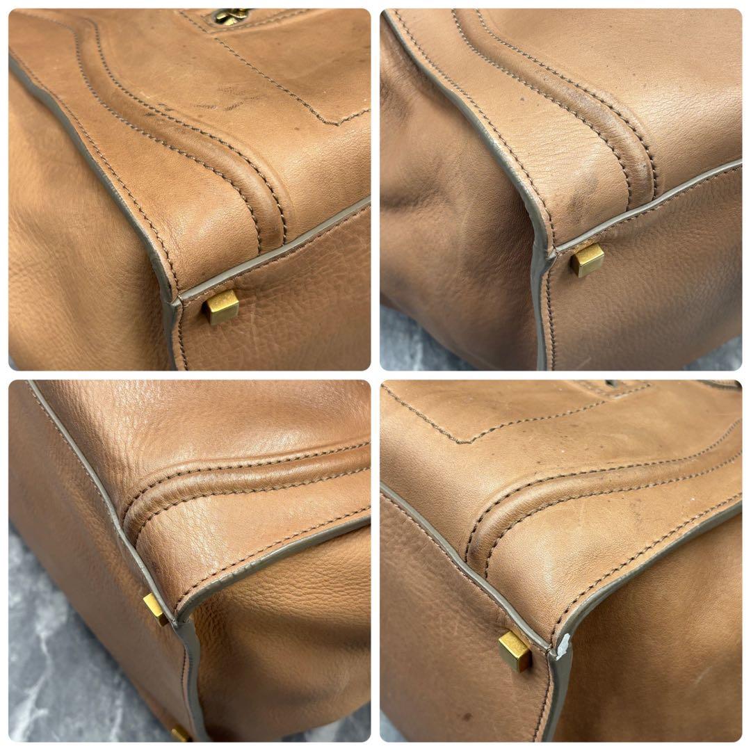 人気✨セリーヌ ラゲージ ファントム スクエア ハンドバッグ トートバッグ