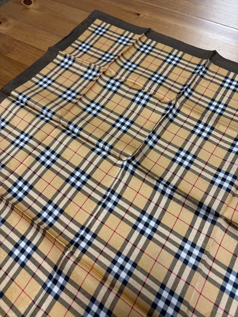 s*認様 Burberry's シルク＆コットン大判ハンカチ 4枚セット