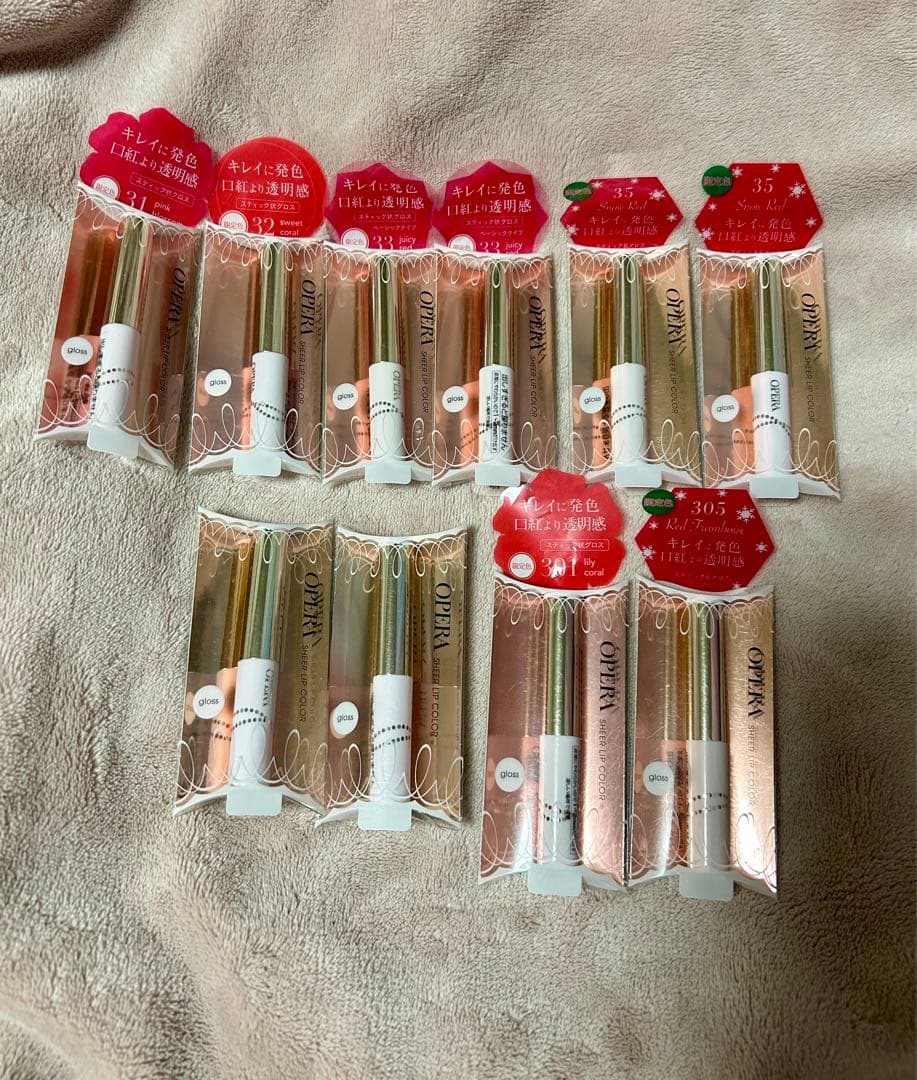 10点 オペラ シアーリップカラー リップ ルージュ 口紅 まとめセット