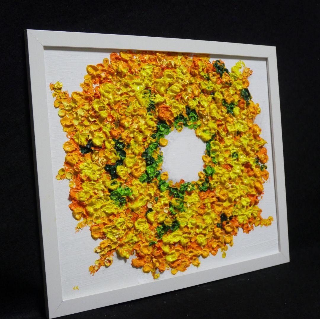 油絵 油彩 油彩画 絵画 絵【ミモザリース】