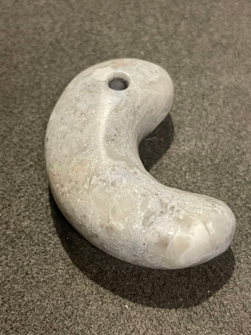 古墳時代　石製勾玉　出土　ジャスパー　滑石　大型