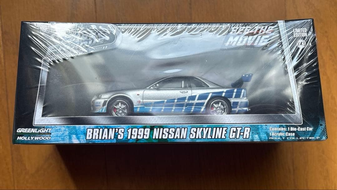 グリーンライト ブライアン GTR-34 スポコン ワイルドスピード 1/43