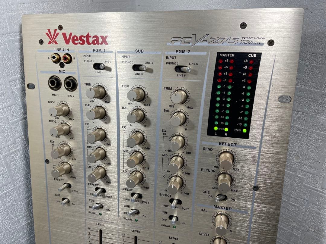 VESTAX ベスタクス　PCV-275 縦横フェーダーメンテナンス