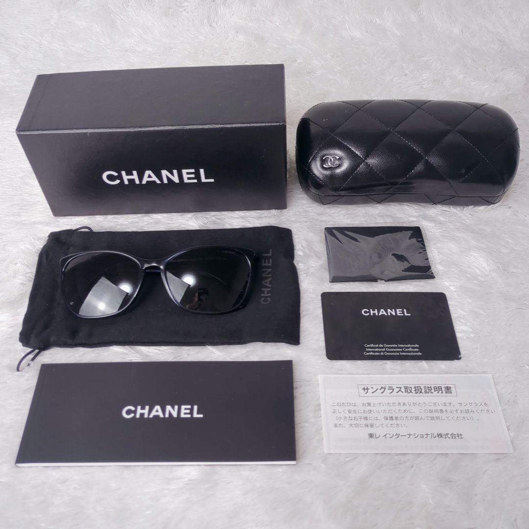 極美品 CHANEL サングラス　5277-A c.503/S6 ココマーク