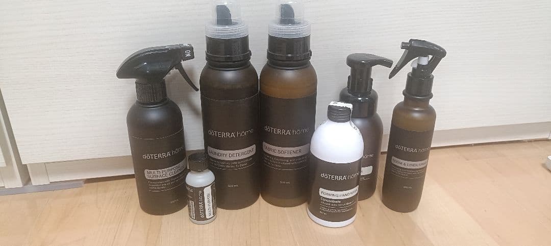 ドテラ 森の音洗剤洗剤・柔軟剤・ハンドソープ・ルームスプレー・クリーナーセット