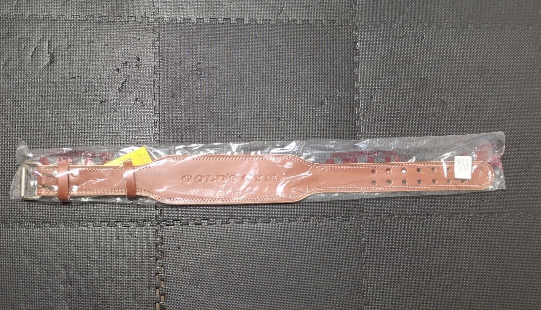 ゴールドジム　プロレザーベルト　Mサイズ