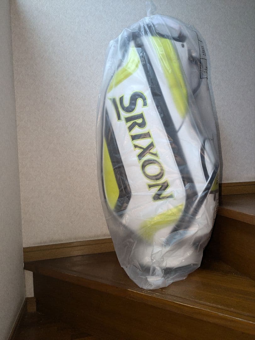 Srixon ゴルフバッグ ホワイト/イエロー