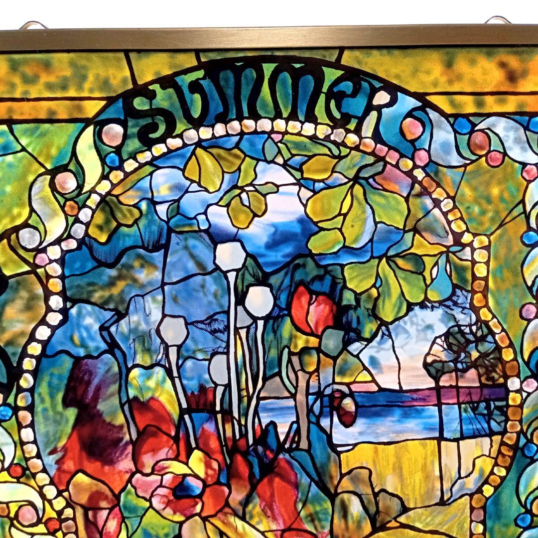 ルイスCティファニー ステンドグラス 四季・春夏秋冬グラスマスターズ社