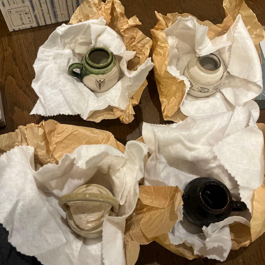 茶道具 四滴茶入 加藤五陶 新品未使用