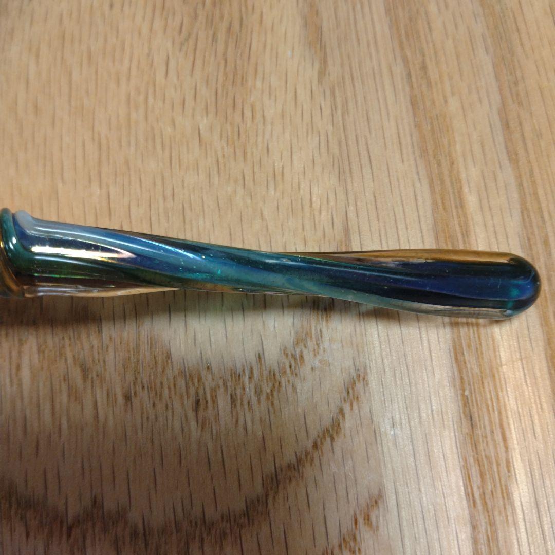 く*は様 川西硝子　ガラスペン　 さざなみ　レアカラー 【虹夜】