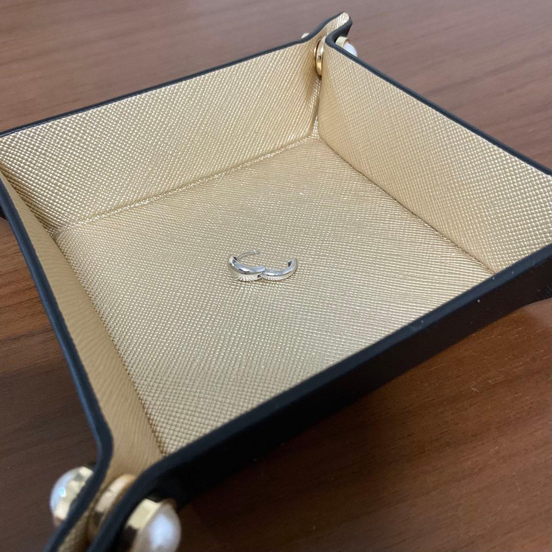 【片耳のみ】Pt900中折れ式フープピアス（10mmスピンドル)