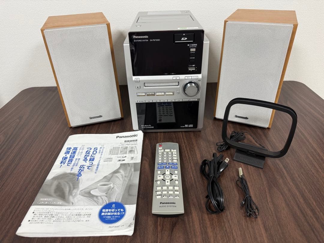 【美品】Panasonic SA-PM730SD 5CD システムコンポ