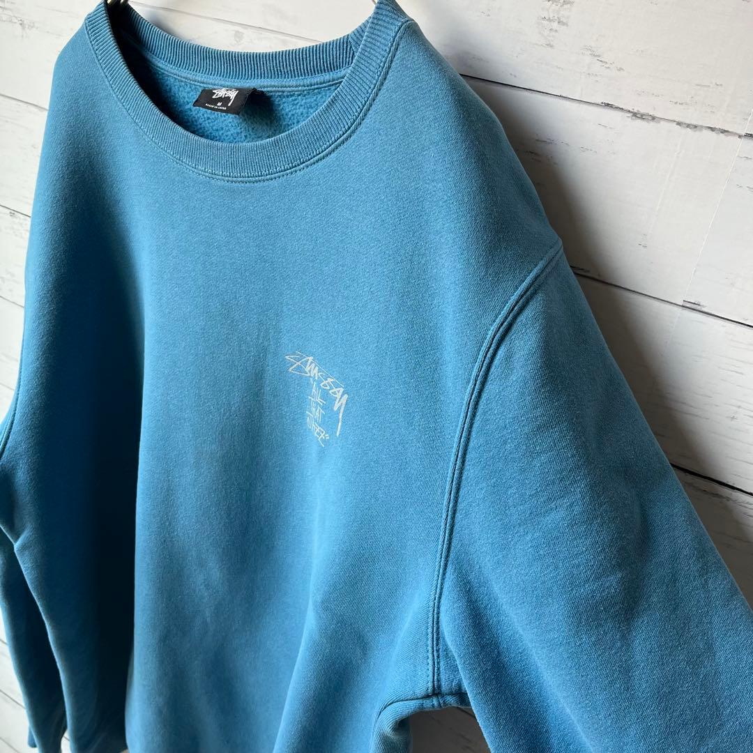 【シャドーマン】ステューシーバックプリントスウェット【M】トレーナー即完売モデル