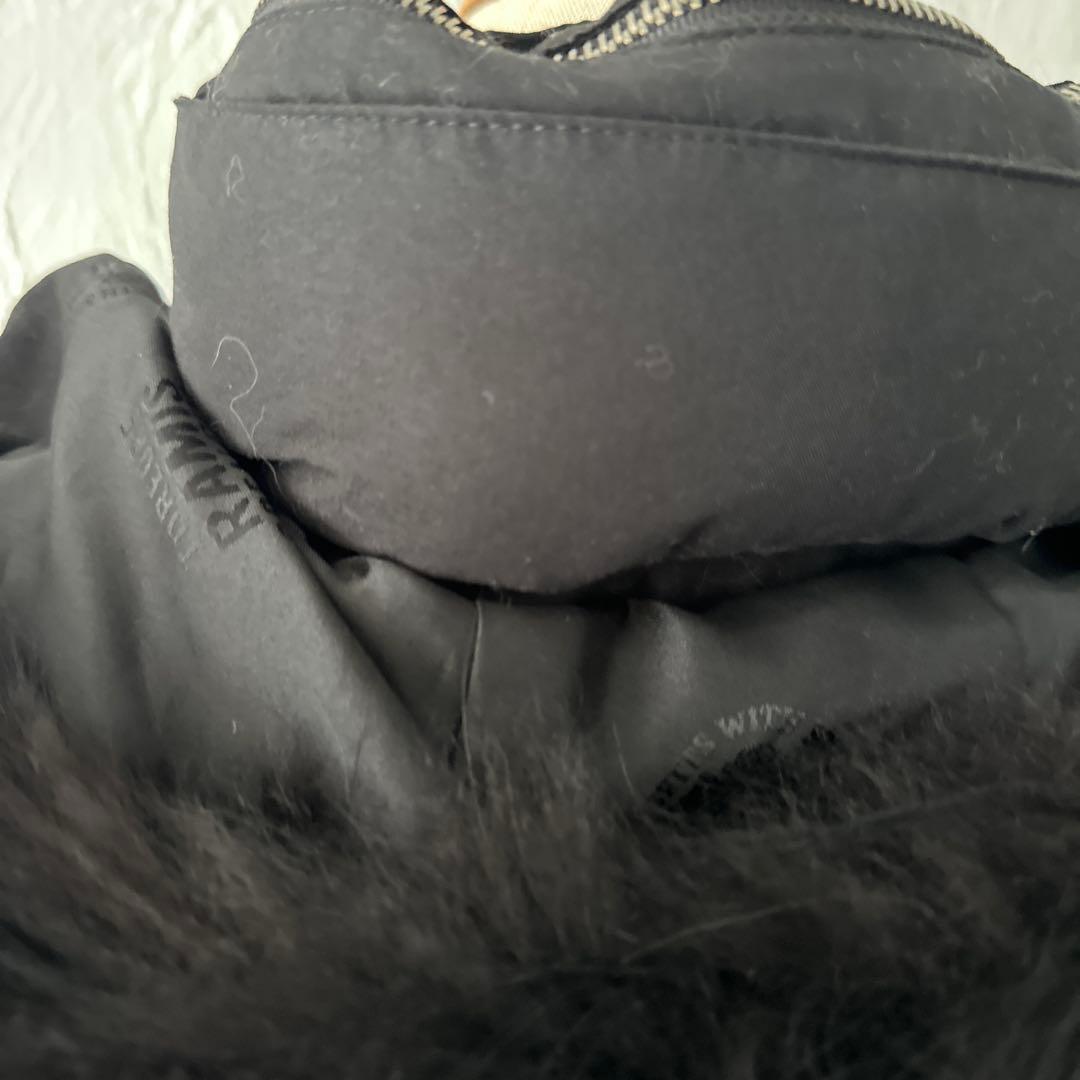 平成ギャル y2k archive ダークグランジ ファーフード モッズコート