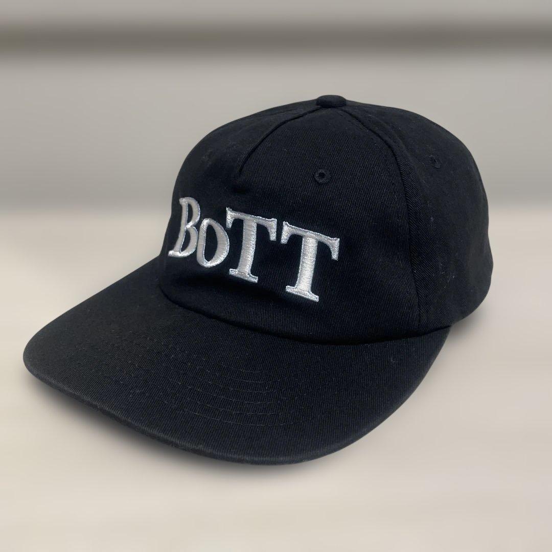 BOTT ブラック　キャップ　コットン