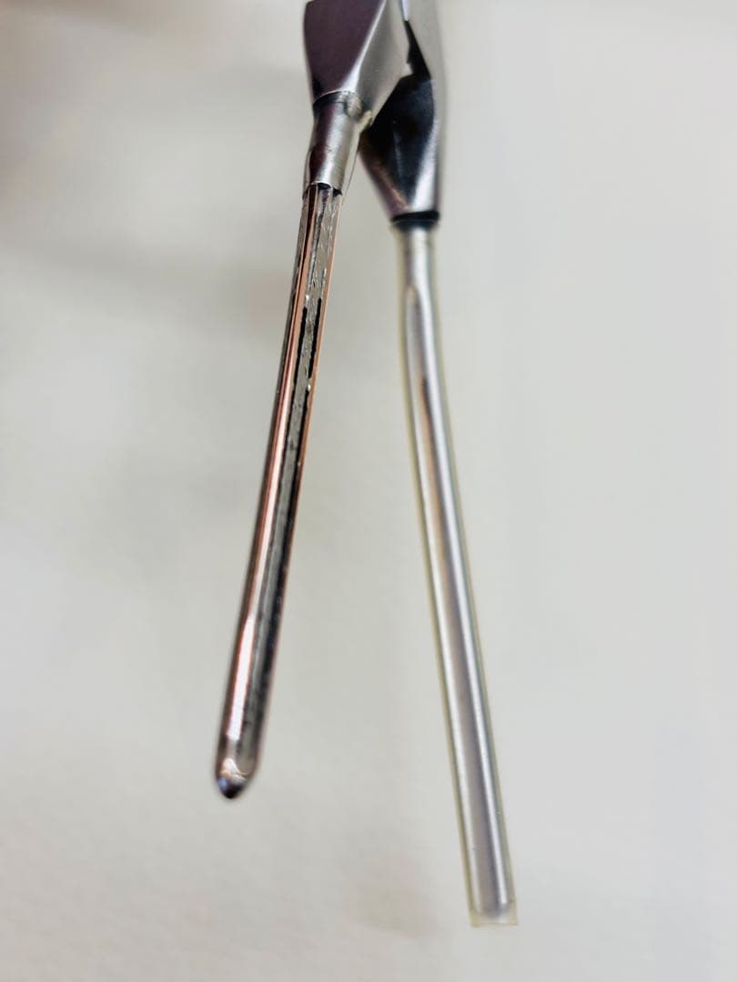 超美品　シルバーアイロン 2.3ミリ極細アイロン　廃盤品　 /レンツアイロン