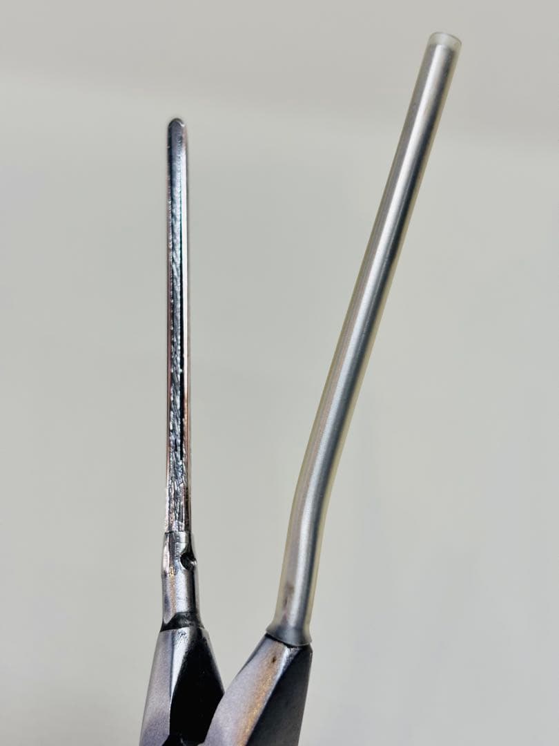 超美品　シルバーアイロン 2.3ミリ極細アイロン　廃盤品　 /レンツアイロン