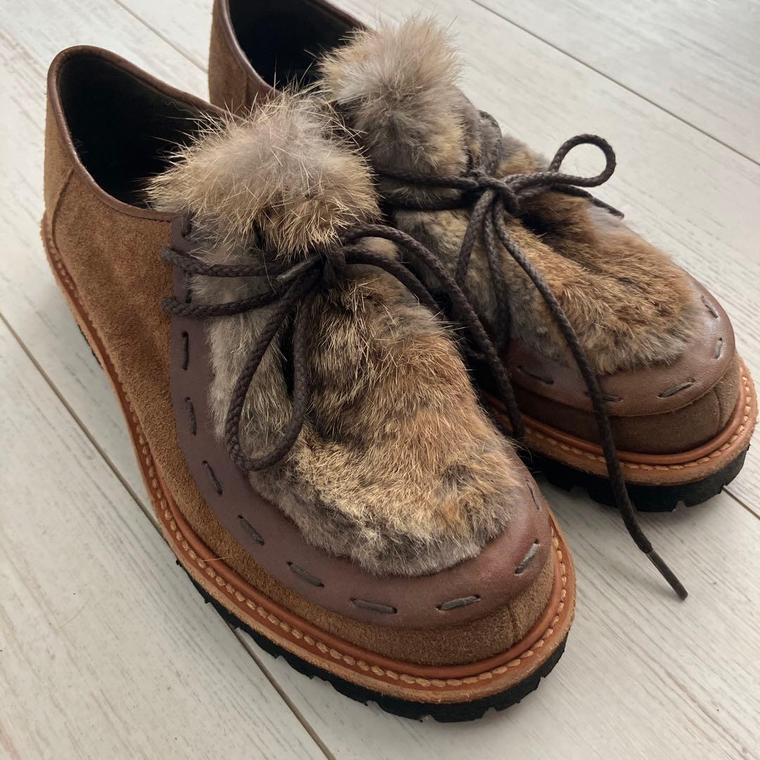 未使用HenderSchemeskmエンダースキーマエスキモーファーシューズ23