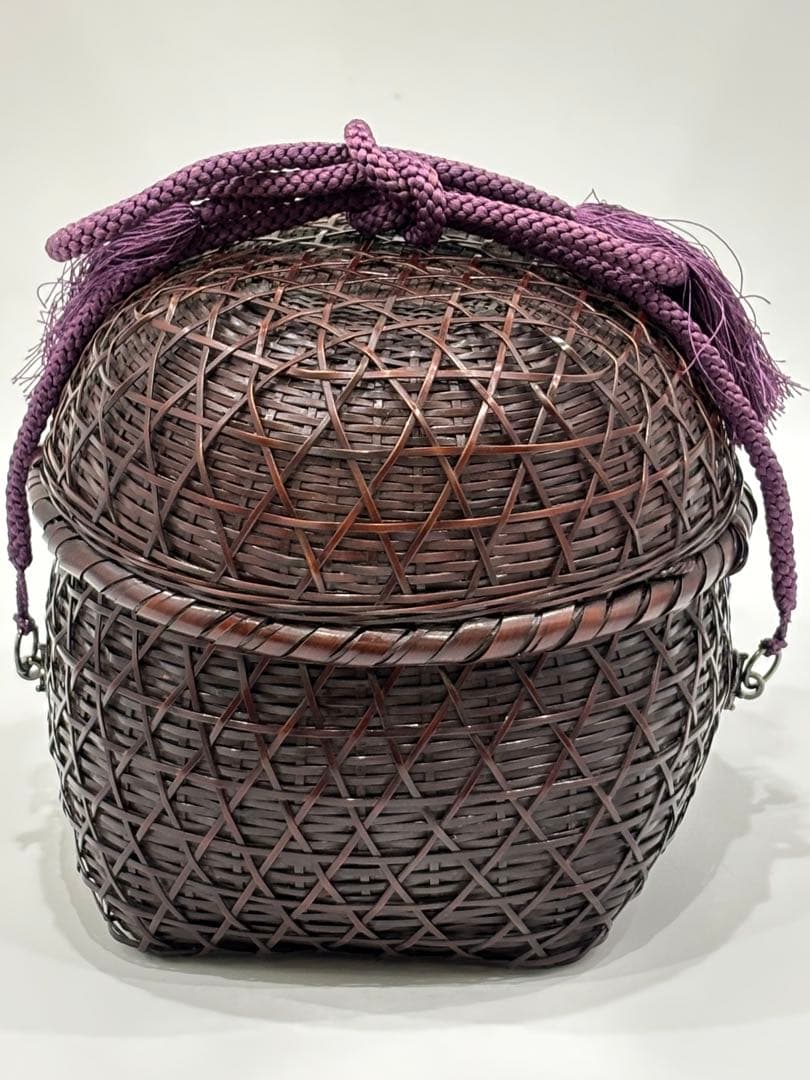 茶道具 吉川日月 御所篭 野点籠 茶籠一式セット 紙箱