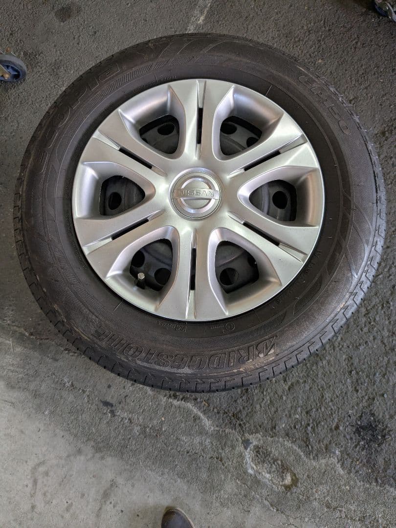 日産ノートE12 純正ホイール　ブリヂストン　エコピア　タイヤ　4本セット