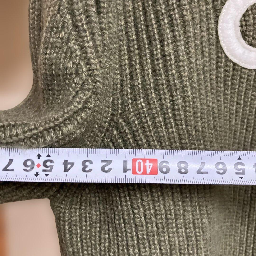 CELINE オリーブロゴ入り ウールニットセーター【1】