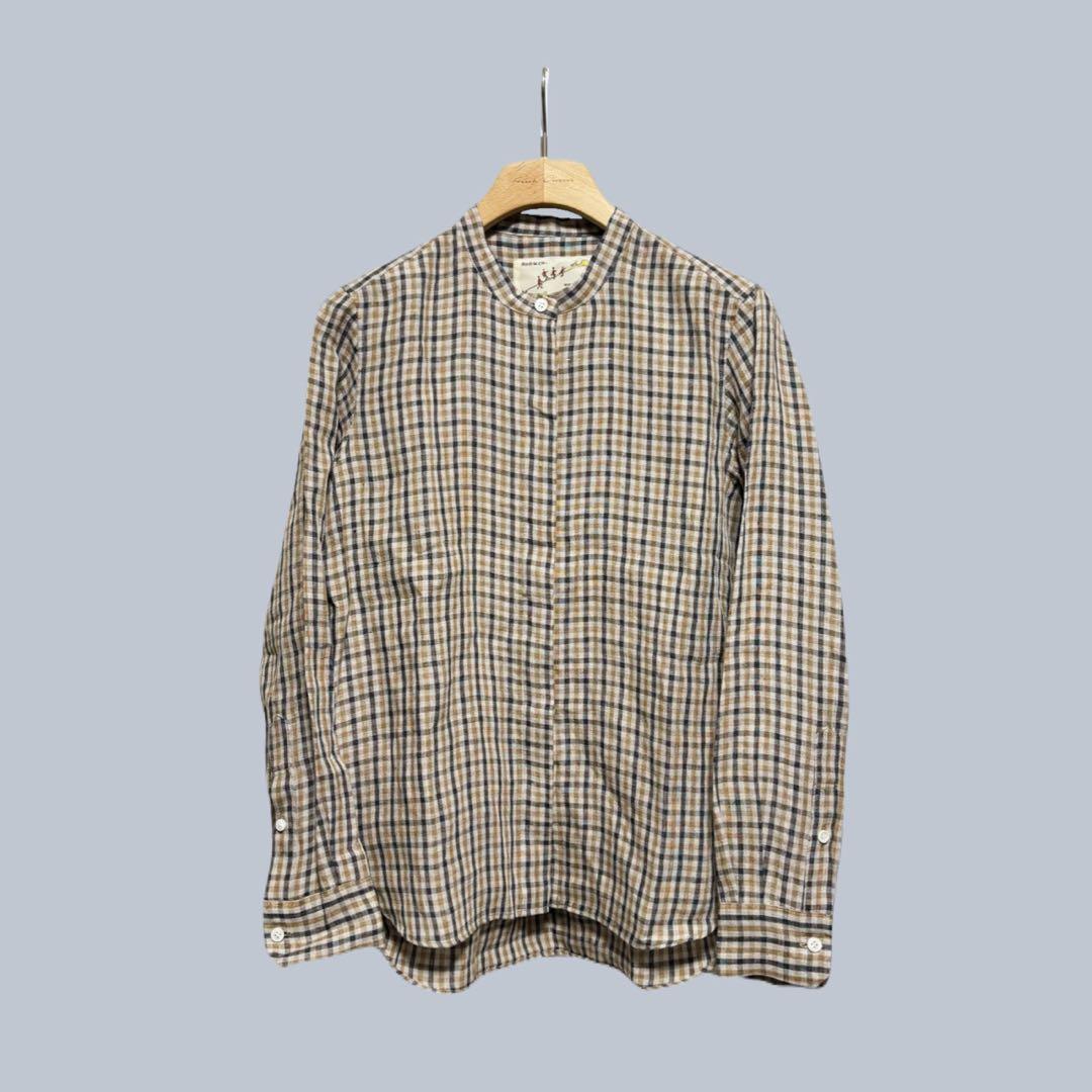【R&D.M.Co-】 L G.C.C STAND COLLAR SHIRTS