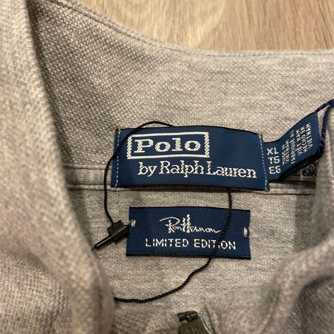 【新品未使用】ラルフローレン　ロンハーマン別注　ニットトラックジャケット　グレー