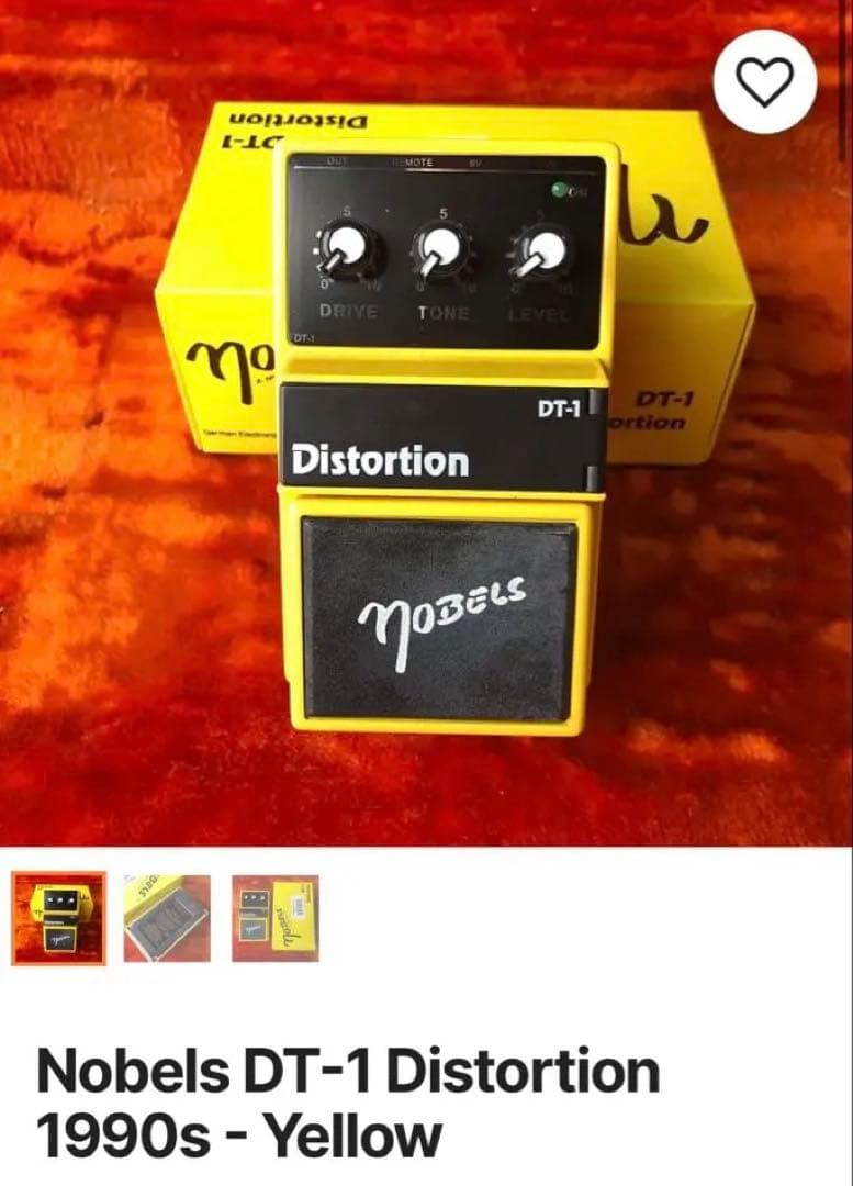 【激レア】NOBELS DT-1 ディストーション ビンテージ vintage