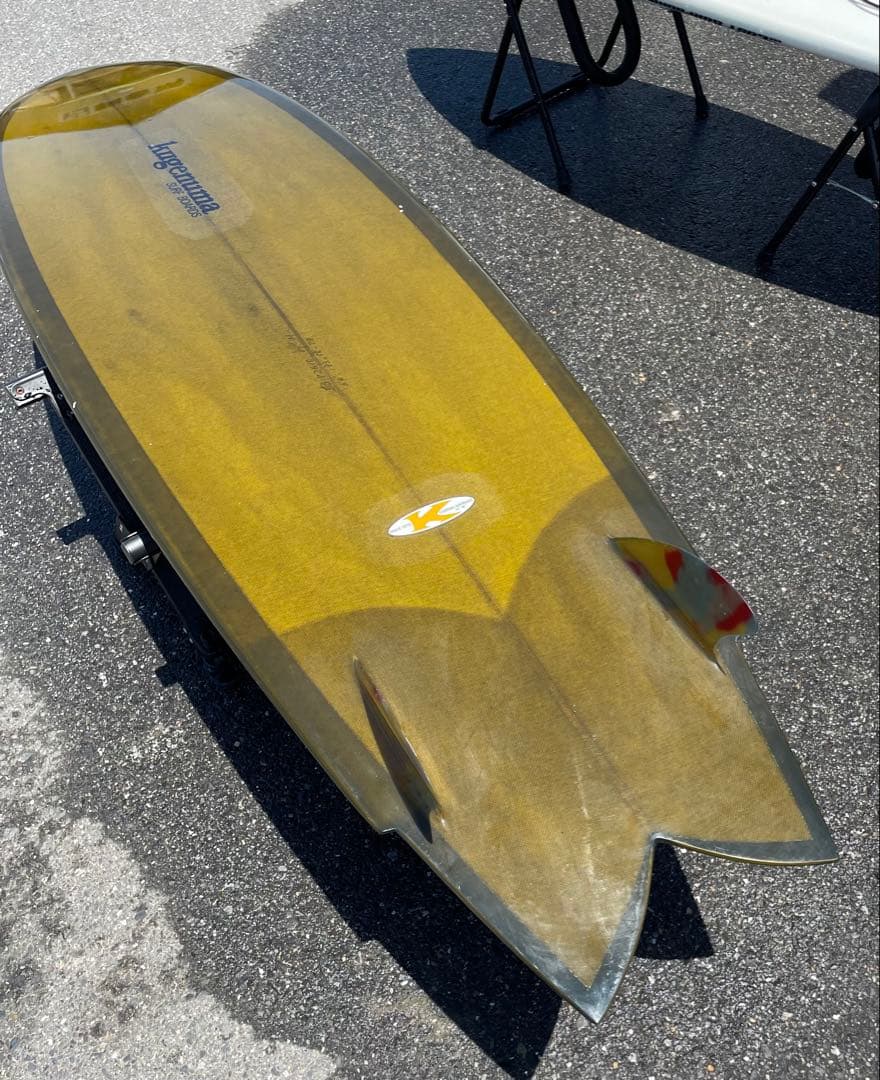 Kugenuma surfboards 6’4 フィッシュツイン ミッドレングス