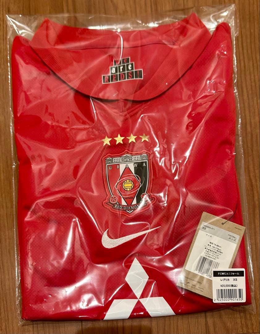 【FCWCワッペン付】浦和レッズ CWCユニフォーム XSサイズ ナンバーなし