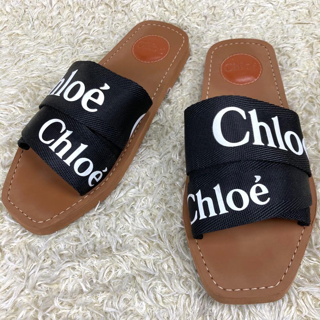 『美品』Chloe クロエ Woody フラットミュール　サンダル スリッポン
